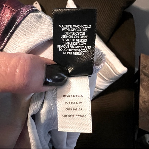 TORRID Multi Tie-Dye Stripe Shine Gauze Swing Tank - Picture 6 of 6